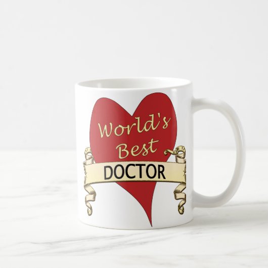 Beste dokter ter wereld koffiemok (Rechts)