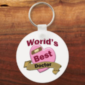 Beste dokter ter wereld sleutelhanger (Voorkant)