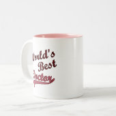 Beste dokter ter wereld tweekleurige koffiemok (Voorkant links)