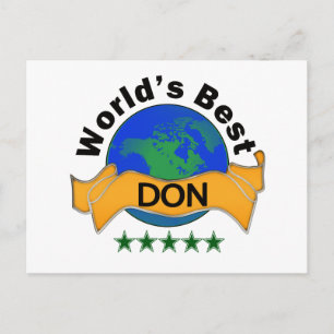 Beste DON ter wereld Briefkaart