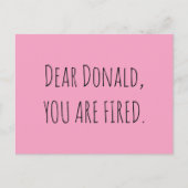 Beste Donald, je bent bang Briefkaart (Voorkant)