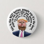Beste Donald Trump-Button Ronde Button 5,7 Cm (Voorkant)