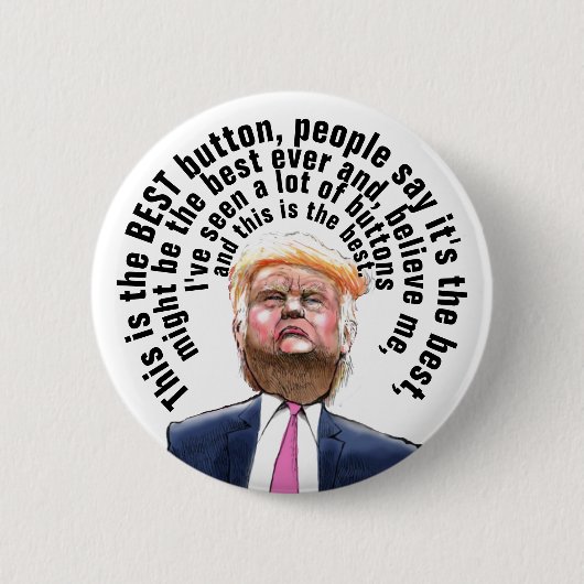 Beste Donald Trump-Button Ronde Button 5,7 Cm (Voorkant)