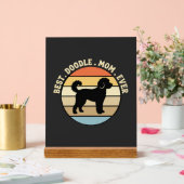 Beste Doodle Moeder Ooit Retro Hond Acryl Bord (Huwelijk)