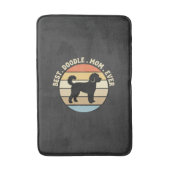 Beste Doodle Moeder Ooit Retro Hond Badmat (Voorkant Verticaal)