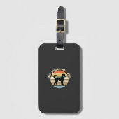 Beste Doodle Moeder Ooit Retro Hond Bagagelabel (Voorkant (verticaal))