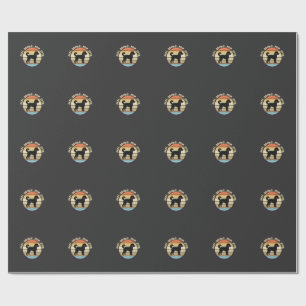 Beste Doodle Moeder Ooit Retro Hond Cadeaupapier