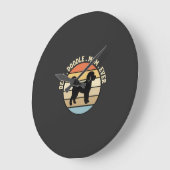 Beste Doodle Moeder Ooit Retro Hond Grote Klok (Hoek)
