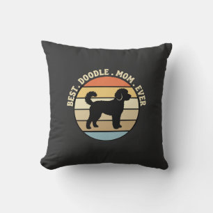 Beste Doodle Moeder Ooit Retro Hond Kussen