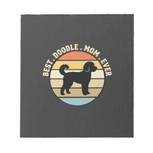Beste Doodle Moeder Ooit Retro Hond Notitieblok