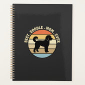 Beste Doodle Moeder Ooit Retro Hond Planner (Voorkant)