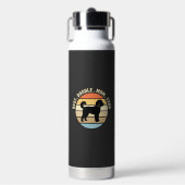 Beste Doodle Moeder Ooit Retro Hond Waterfles (Voorkant)