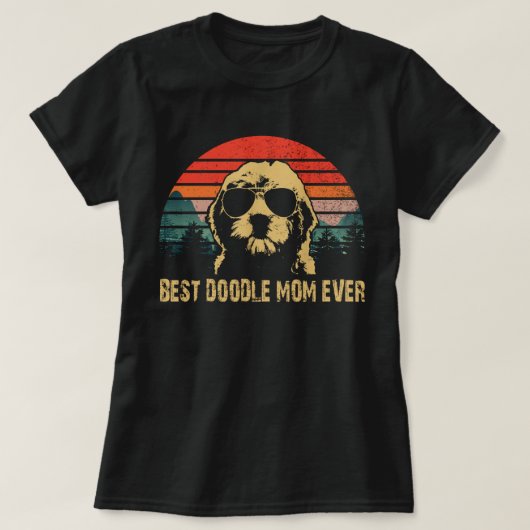 beste doodle moeder ooit t-shirt (Design voorkant)
