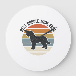 Beste Doodle Moeder Ooit Vintage Hond Moeder Ontwe Grote Klok