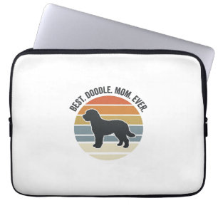 Beste Doodle Moeder Ooit Vintage Hond Moeder Ontwe Laptop Sleeve