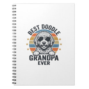 Beste Doodle Opa Oude Hond Shirt Ontwerp Ever_ Notitieboek