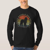 Beste Doodle Papa Hond Eigenaar Labradoodle Golden T-shirt (Voorkant)