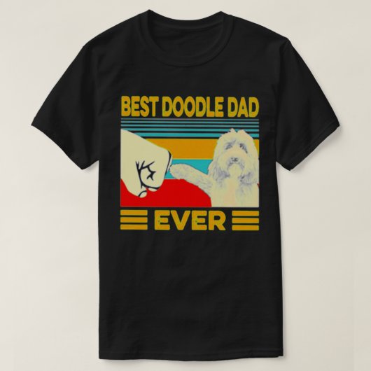  beste doodle vader ooit T T-shirt (Design voorkant)