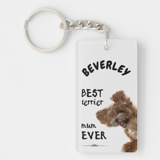 Beste doodsbange mum ooit sleutelhanger (Voorkant)