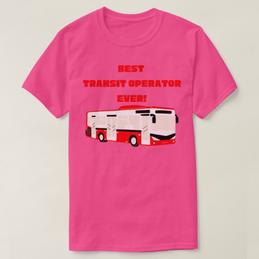 Beste doorvoeroperator ooit t-shirt (Design voorkant)