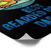 Beste draak pap ooit zonsondergang poster (Hoek)