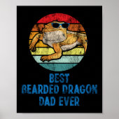 Beste draak pap ooit  zonsondergang poster (Voorkant)