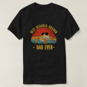 Beste draak pap ooit  zonsondergang t-shirt (Design voorkant)