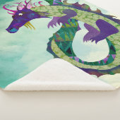 Beste Dragon Sherpa Blanket-Middelgrote Grootte Sherpa Deken (3/4)