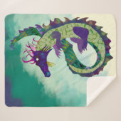 Beste Dragon Sherpa Blanket-Middelgrote Grootte Sherpa Deken (Voorkant (horizontaal))