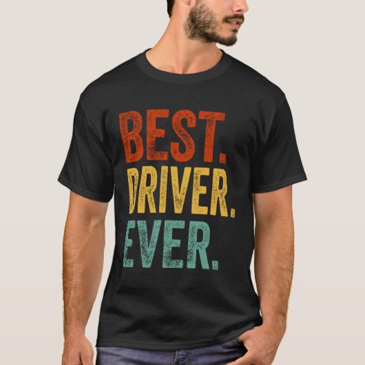 Beste Driver Ever Support Personeel Driver Apparea T-shirt (Voorkant)