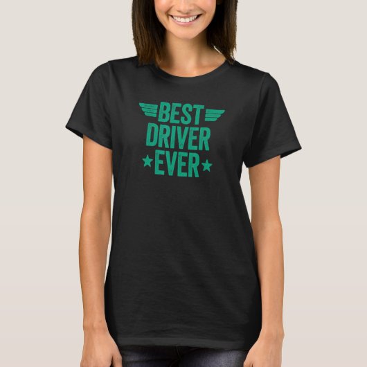 Beste driver ooit 4 t-shirt (Voorkant)