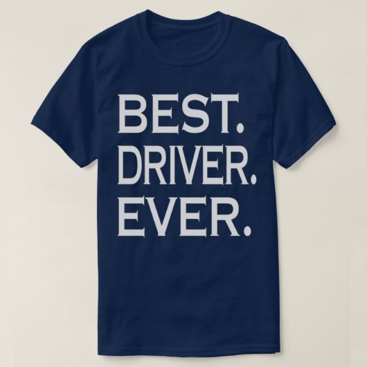 Beste driver ooit t-shirt (Design voorkant)