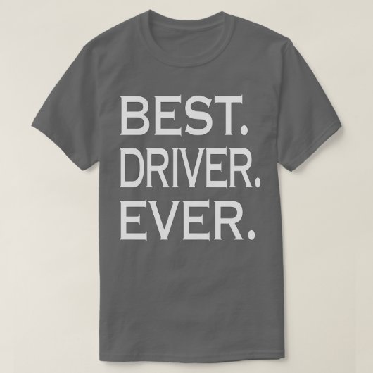 Beste driver ooit t-shirt (Design voorkant)