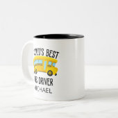 Beste driver ter wereld tweekleurige koffiemok (Voorkant links)