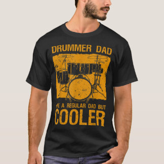 Beste drummer-papper kunst voor mannen muziek van  t-shirt