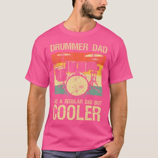 Beste drummer-papper kunst voor mannen muziek van  t-shirt (Voorkant)