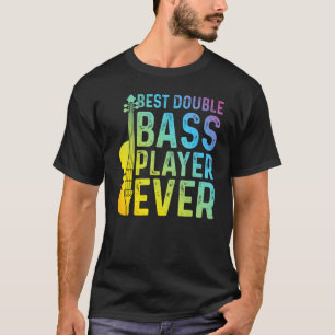 Beste dubbelbalkspeler ooit, dubbelbalkcontrast t-shirt