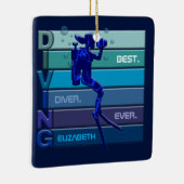 Beste duiker ooit  voor vrouwen keramisch ornament (Rechts)