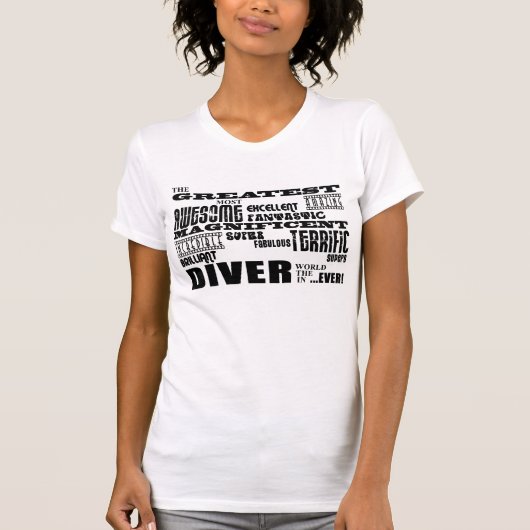 Beste duikers : Greatest Diver T-shirt (Voorkant)