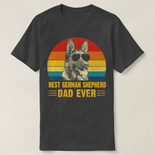  beste duitse herder vader ooit Shirt Vader (Design voorkant)