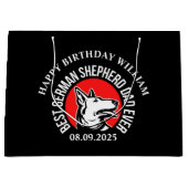 Beste Duitse herder vader ooit verjaardagscadeau Groot Cadeauzakje (Voorkant)