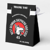 Beste Duitse herder vader ooit voorkeur dozen Bedankdoosjes (Achterkant)