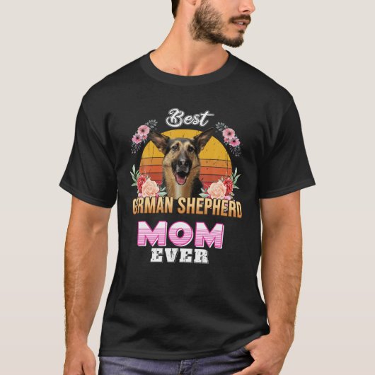 beste Duitse herdermoeder ooit Moederdag T-shirt (Voorkant)