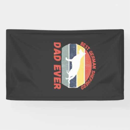 Beste Duitse Herdershond vader ooit citaat Grappig Spandoek (Horizontaal)
