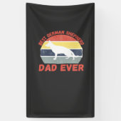 Beste Duitse Herdershond vader ooit citaat Grappig Spandoek (Verticaal)