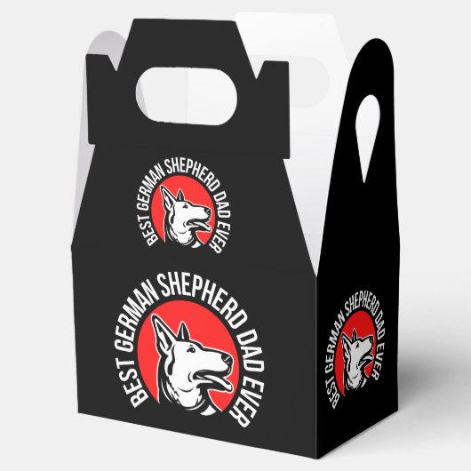 Beste Duitse herdervader ooit Bedankdoosjes (Geopend)