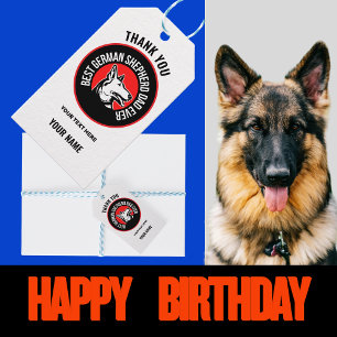 Beste Duitse herdervader ooit Cadeaulabel