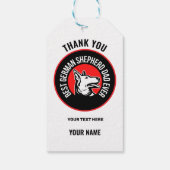 Beste Duitse herdervader ooit Cadeaulabel (Achterkant)