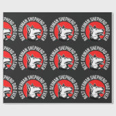 Beste Duitse herdervader ooit Cadeaupapier (Vlak)