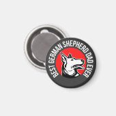 Beste Duitse herdervader ooit Magneet (Voorkant / Achterkant)